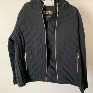 Michael Kors Packable Down Fill Hooded Jacket